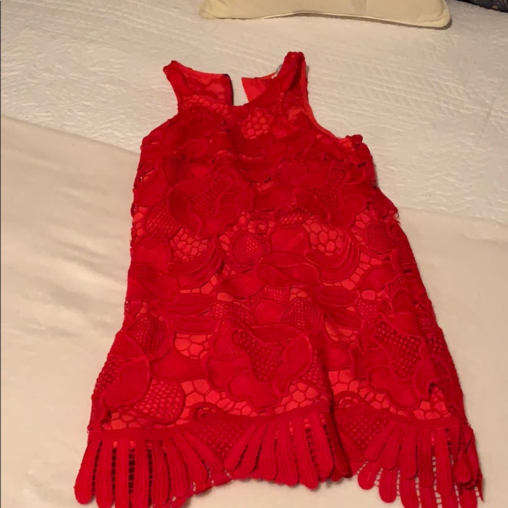 Red dress